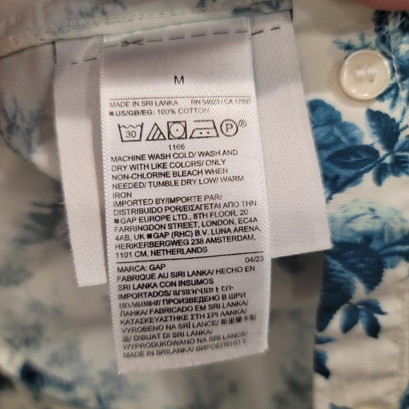 NWT Gap Loveshackfancy Button Front Shirt - M - Picture 6 of 9